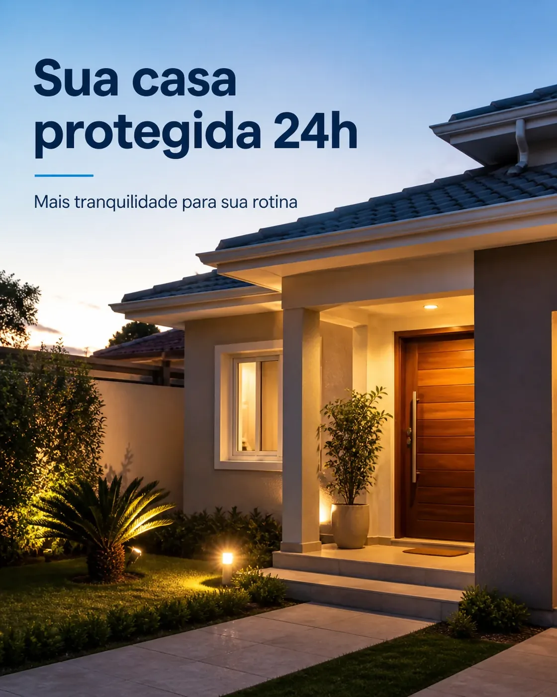 Casa com alarme monitorado em Recife e supervisão operacional