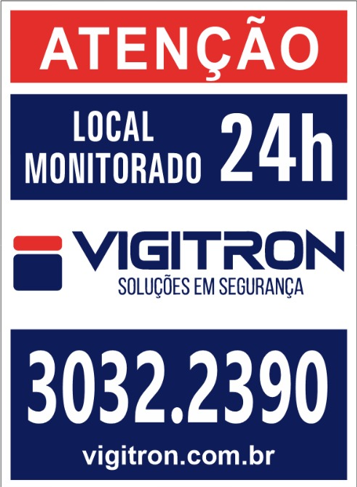 Escudo da Vigitron Soluções em Segurança
